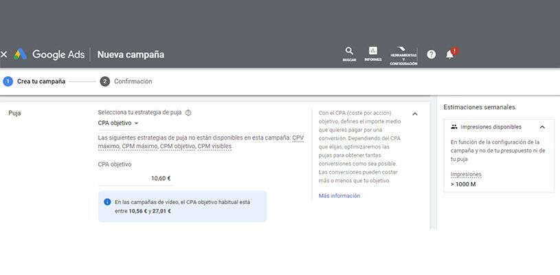 publicidad-youtube-precio-campaña