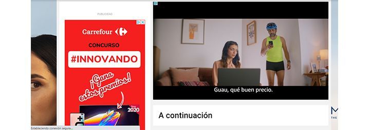 Video in stream no saltable